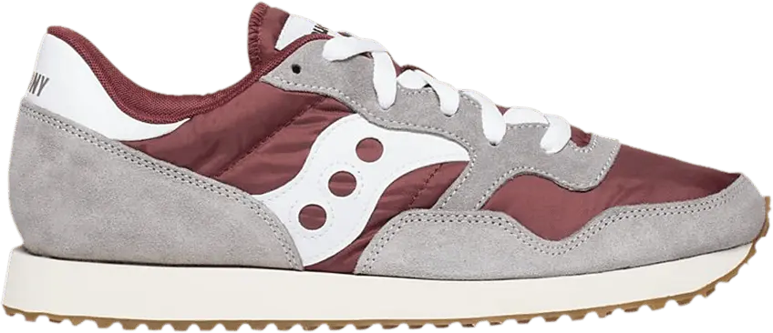  Saucony DXN Trainer Vintage &#039;Maroon Grey&#039;