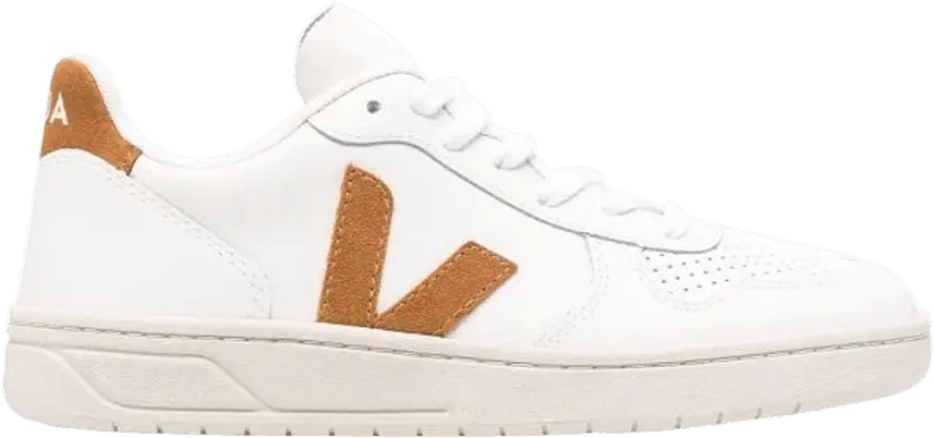 Veja V-10 Leather &#039;Extra White Camel&#039;