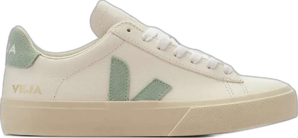 Veja Campo Low Chromefree Leather White Matcha