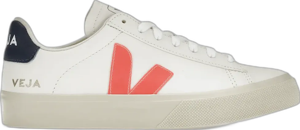 Veja Campo Low Chromefree White Orange Fluo