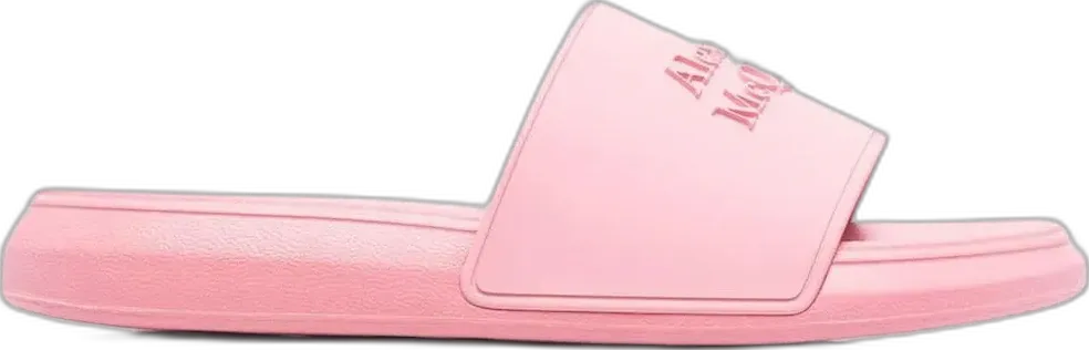 Alexander Mcqueen Alexander McQueen Logo Slides Pink Pastel (Women&#039;s)