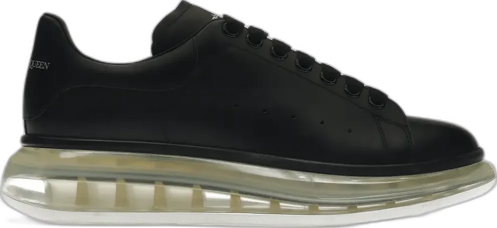  Alexander Mcqueen Alexander McQueen Oversized Black Clear Sole