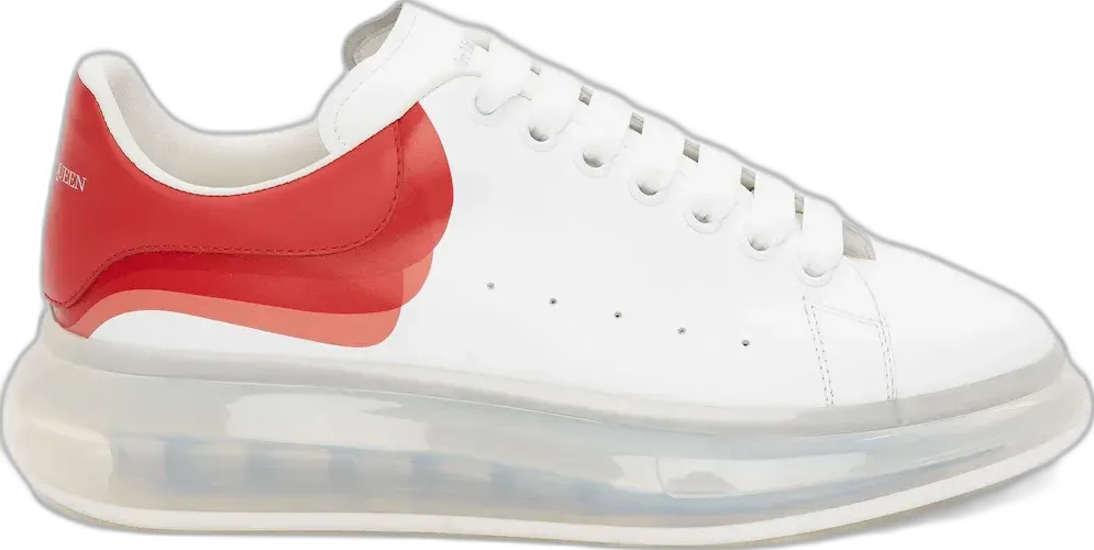  Alexander Mcqueen Alexander McQueen Oversized Clear Sole Lust Red