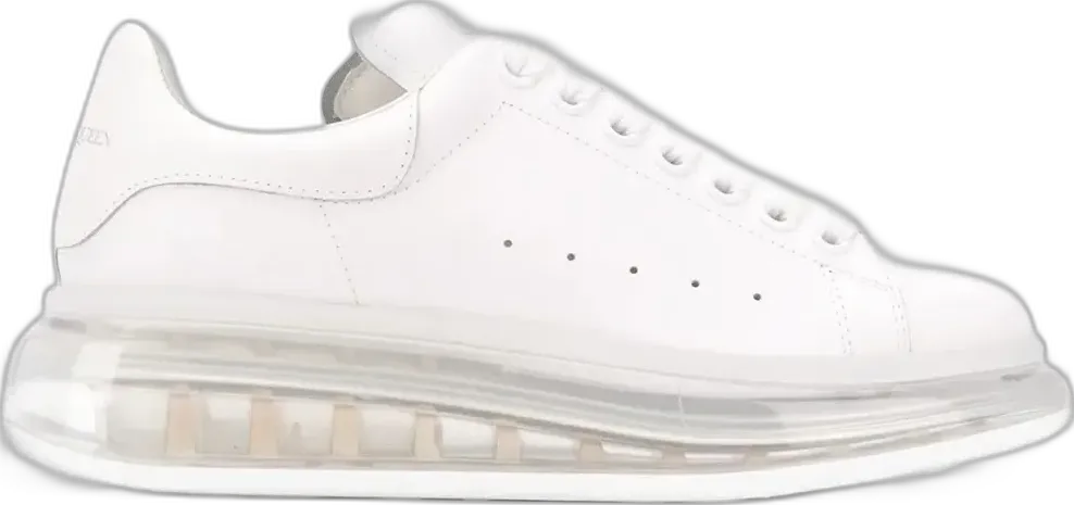  Alexander Mcqueen Alexander McQueen Oversized Clear Sole White (Women&#039;s)