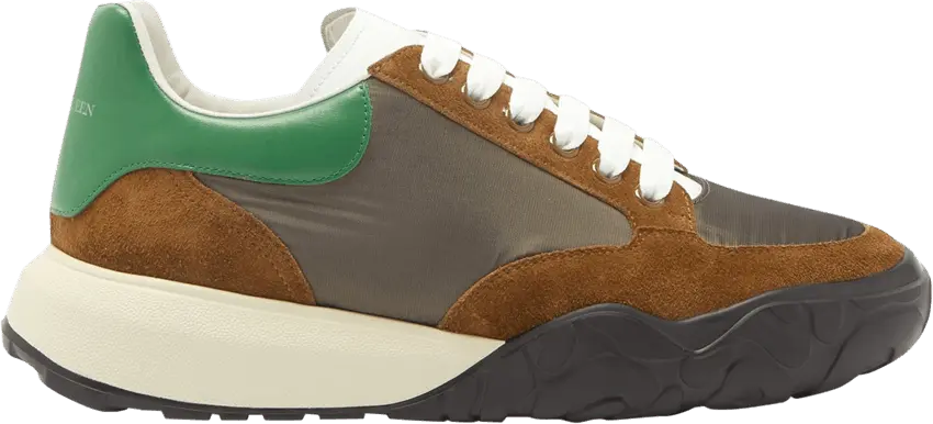  Alexander Mcqueen Alexander McQueen Oversized Court Trainer &#039;Khaki Green&#039;