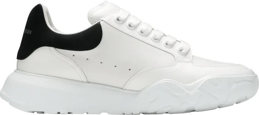  Alexander Mcqueen Alexander McQueen Oversized Court Trainer &#039;White Black&#039;