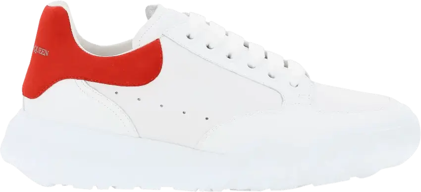  Alexander Mcqueen Alexander McQueen Oversized Court Trainer &#039;White Lust Red&#039;