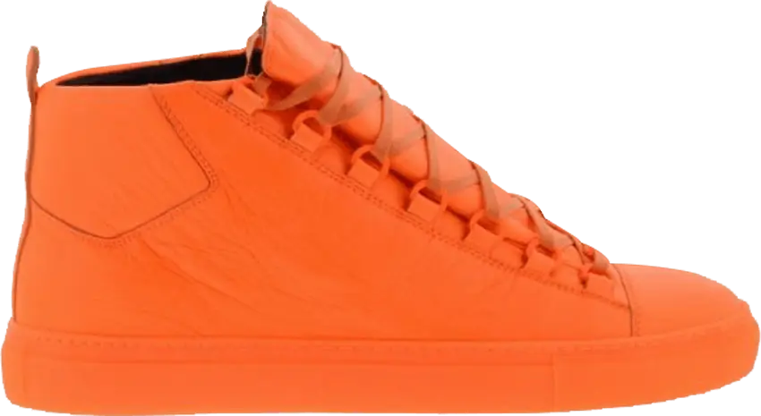  Balenciaga Arena High Orange Fluo