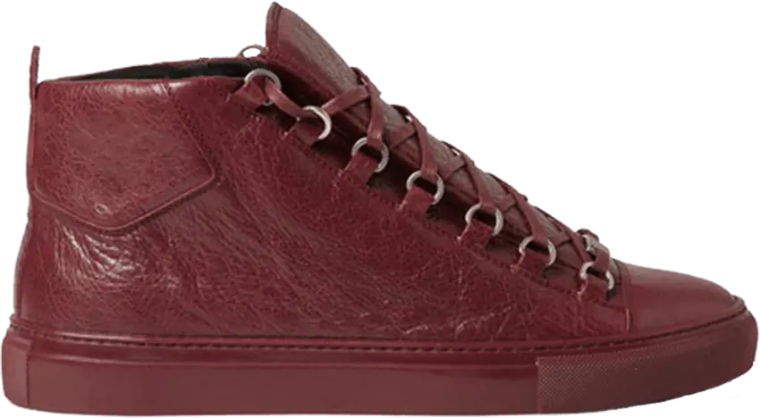 Balenciaga Arena High Top &#039;Burgundy&#039;