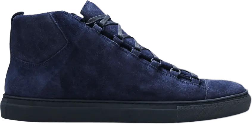  Balenciaga Arena Velvet High &#039;Blue&#039;