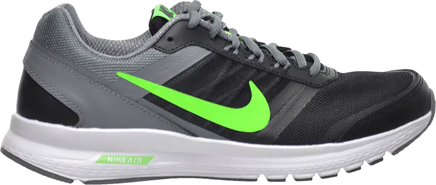 Nike Air Relentless 5 Black Voltage Green Cool Grey