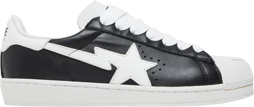  Bapesta &#039;Black White&#039;