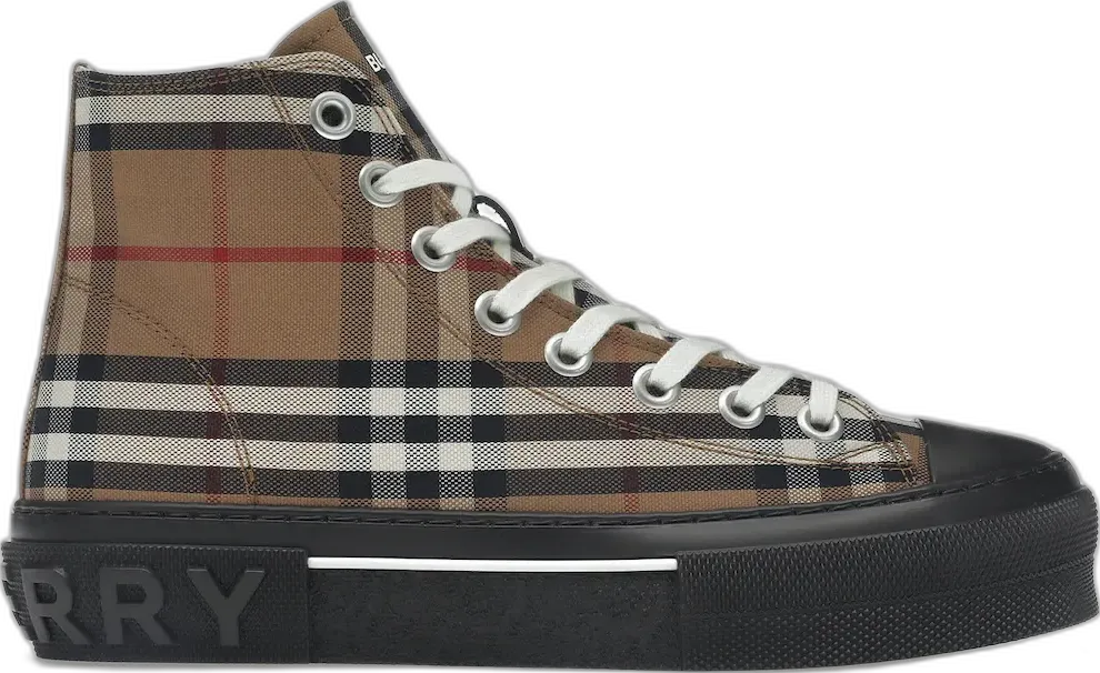 Burberry Vintage Check High Top Birch Brown