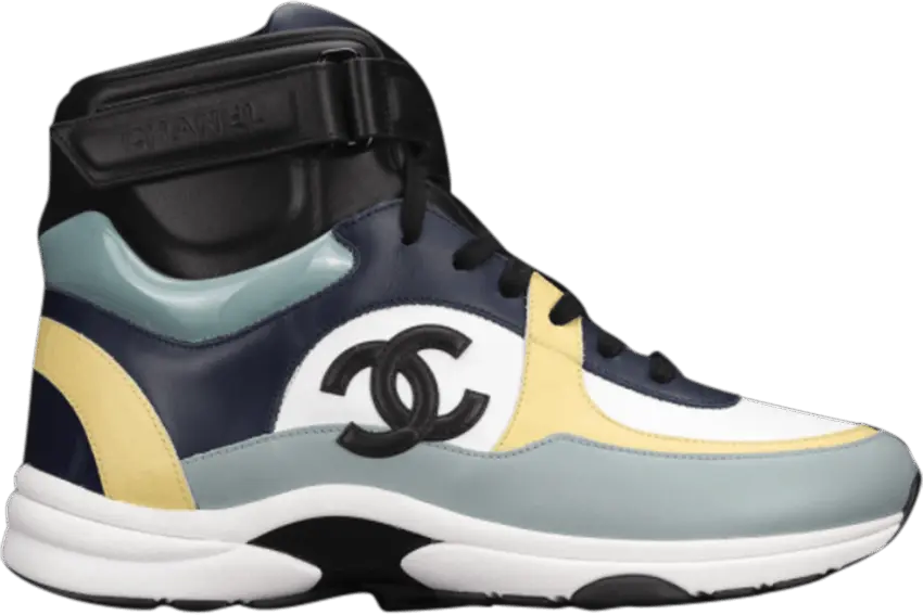  Chanel Sneaker High &#039;Yellow Navy Black&#039;