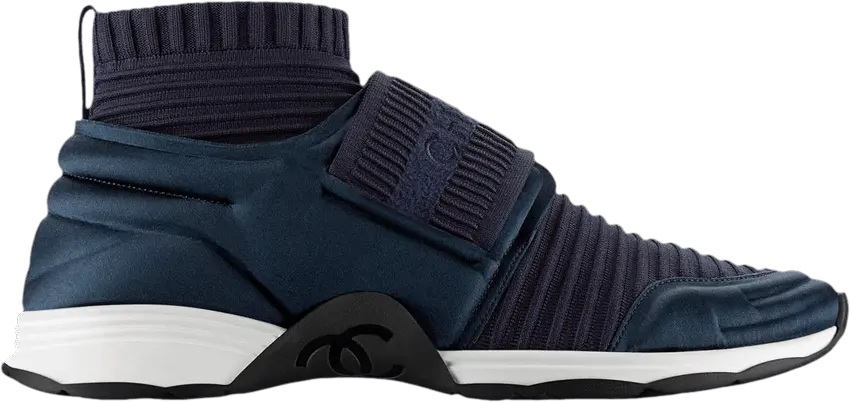 Chanel Stretch Fabric Sneaker &#039;Blue&#039;