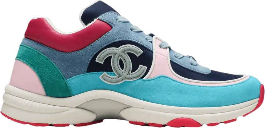  Chanel Wmns Sneaker &#039;Navy Turquoise&#039;