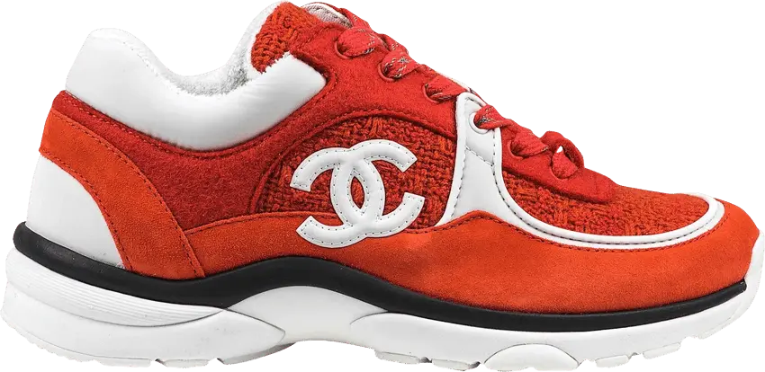  Chanel Wmns Sneaker &#039;Red Tweed&#039;