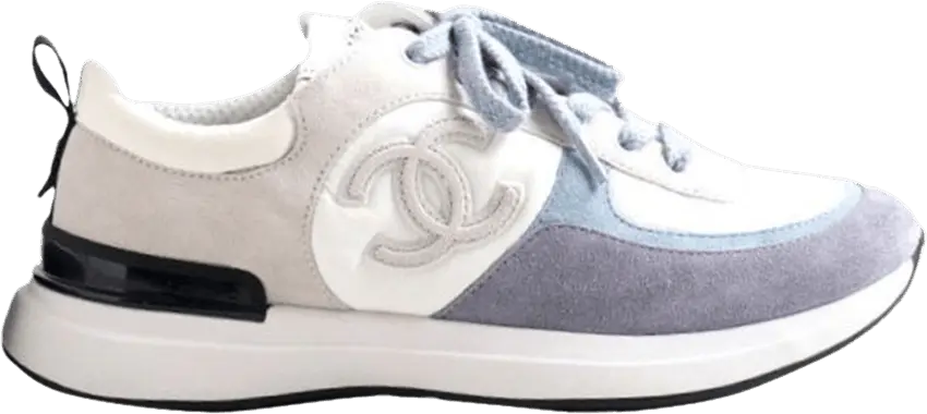  Chanel Wmns Sneaker &#039;White Grey Blue&#039;