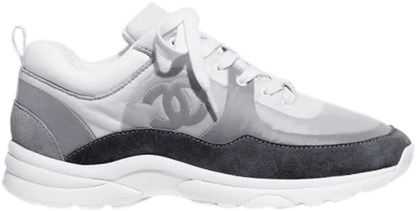  Chanel Wmns Suede Calfskin Sneaker &#039;Ecru Grey&#039;