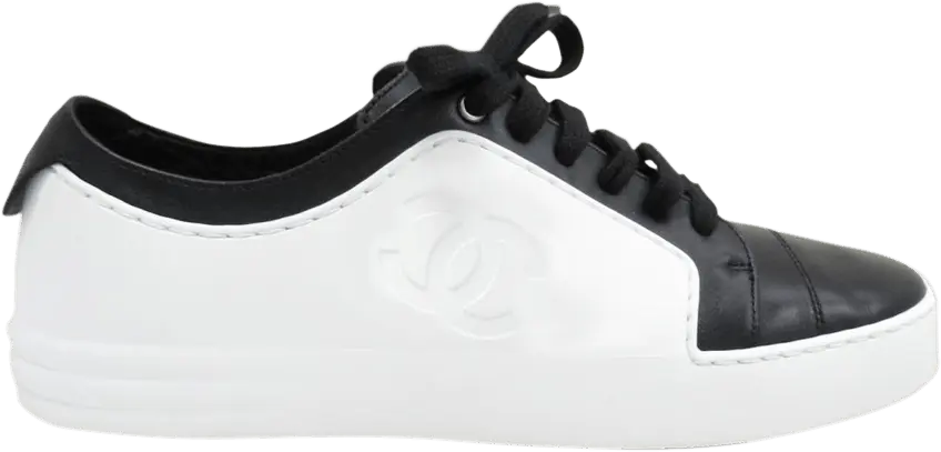  Chanel Wmns Velvet Low Sneaker &#039;White Black&#039;