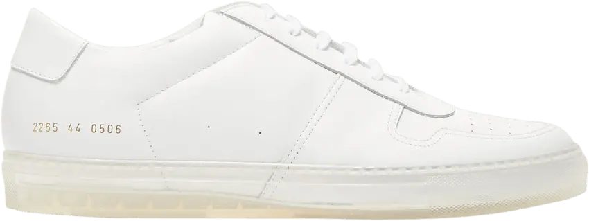 Common Projects BBall Low &#039;Transparent Sole - White&#039;