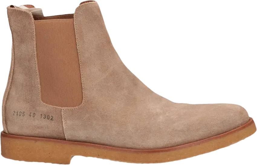  Common Projects Chelsea Boot Waxed Suede &#039;Tan&#039;