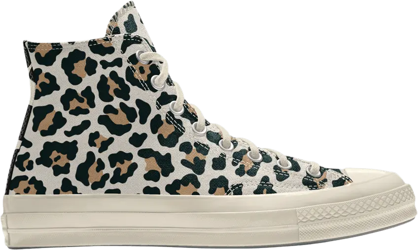  Converse Chuck 70 High &#039;Animal Print&#039; Custom