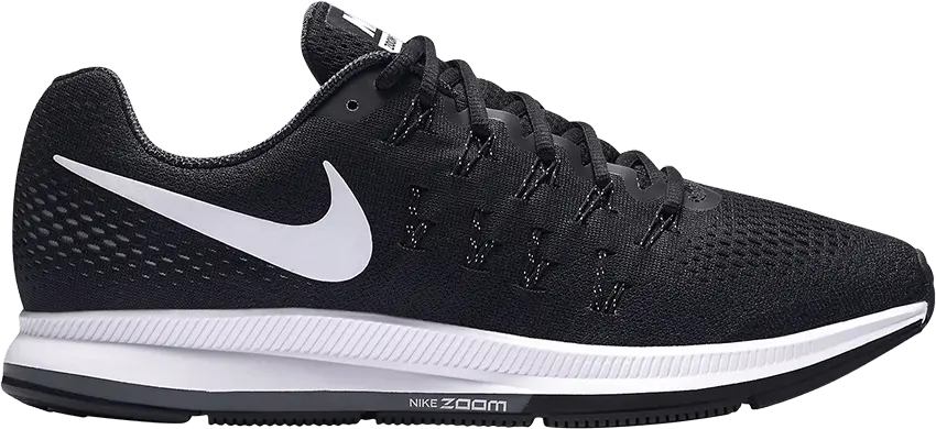  Nike Air Zoom Pegasus 33 Black White