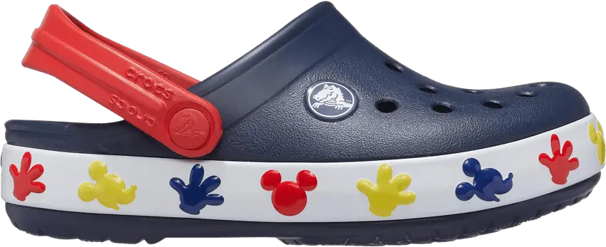  Crocs Disney x Classic Clog Kids &#039;Fun Lab Mickey Lights - Navy&#039;