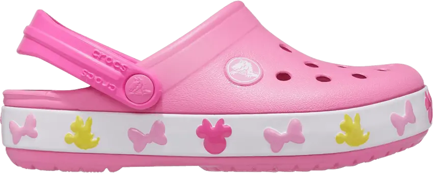  Crocs Disney x Classic Clog Kids &#039;Fun Lab Mickey Lights - Pink Lemonade&#039;