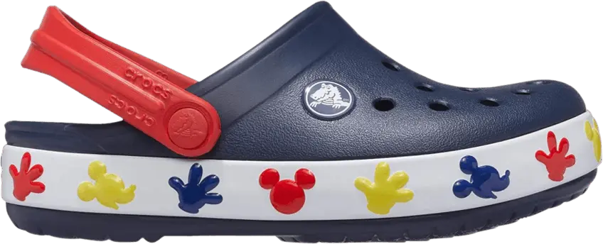  Crocs Disney x Classic Clog Toddler &#039;Fun Lab Mickey Lights - Navy&#039;