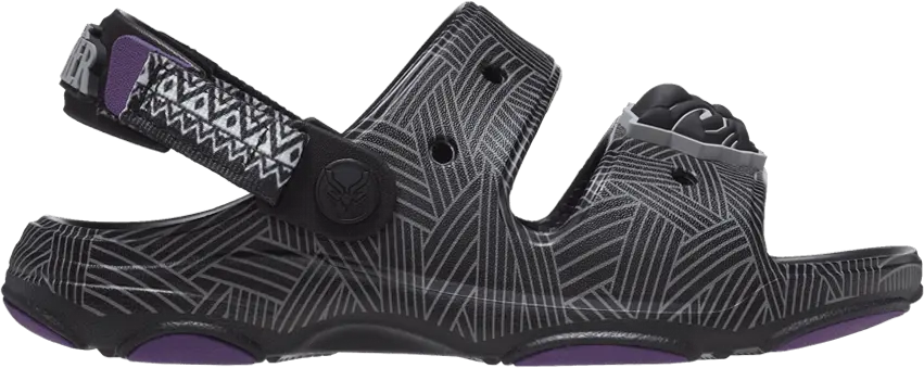  Crocs Marvel x All-Terrain Sandal Kids &#039;Black Panther&#039;