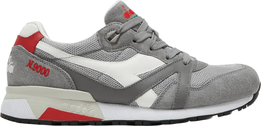  Diadora N9000 Made in Italy Storm Grey Red