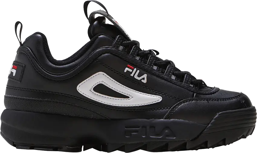  Fila Disruptor 2 Premium GS &#039;Black White&#039;