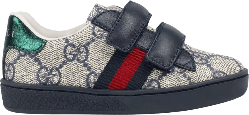  Gucci Ace GG Supreme Toddler &#039;Blue&#039;
