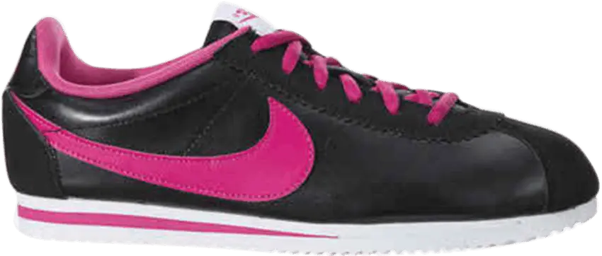  Nike Cortez Black Vivid Pink (GS)