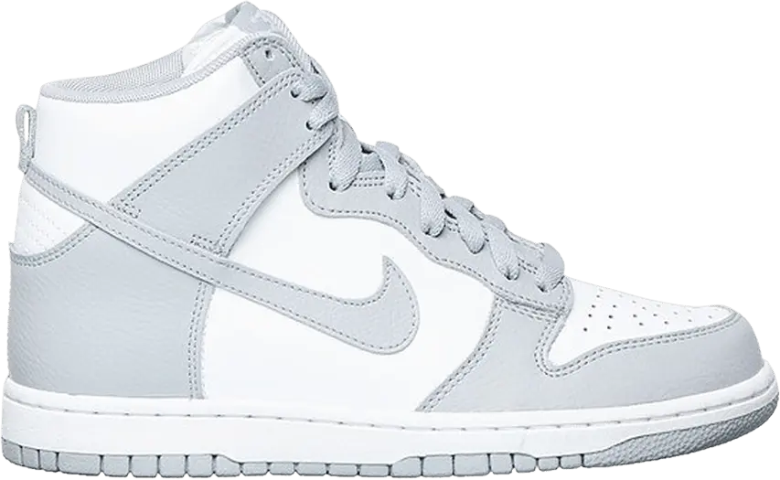  Nike Dunk High White Wolf Grey (Women&#039;s)