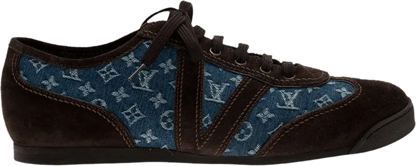 Louis Vuitton Monogram Sneaker &#039;Denim Brown Suede&#039;