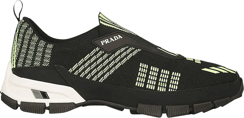 Prada Crossection Knit Low &#039;Black Neon Green&#039;