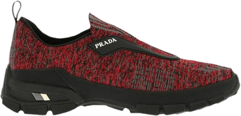  Prada Crossection Knit Low &#039;Red&#039;