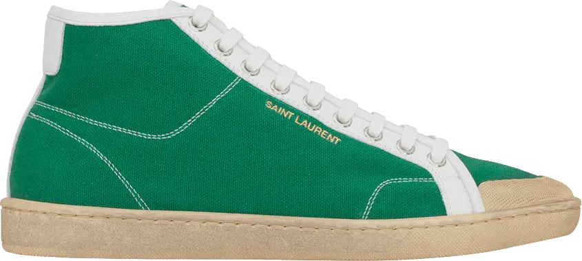  Saint Laurent Court Classic SL/39 Mid &#039;Green&#039;