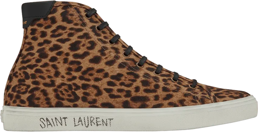 Saint Laurent Malibu Mid &#039;Leopard Print&#039;