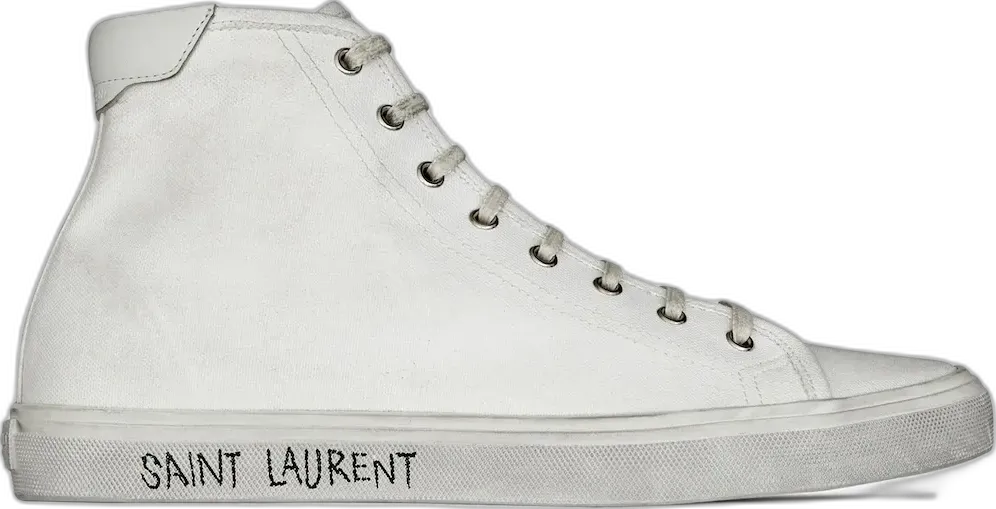  Saint Laurent Malibu Mid Optic White