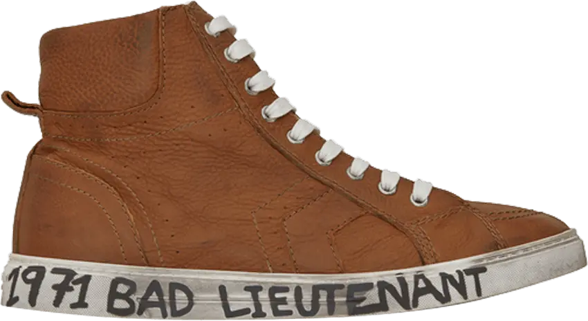 Saint Laurent Medium-High Joe Sneaker &#039;Cognac&#039;