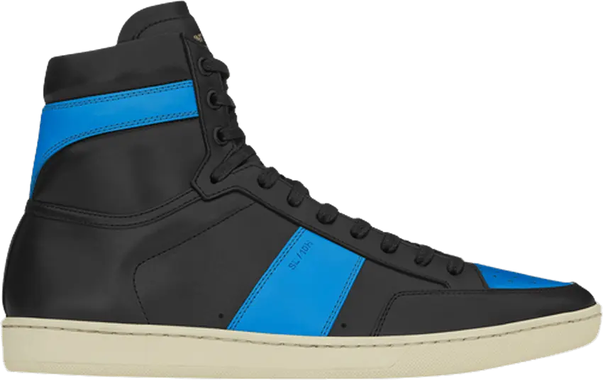  Saint Laurent Signature Court Classic High Top Sneaker &#039;Blue&#039;