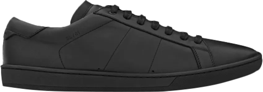  Saint Laurent Signature Court Classic SL/01 Low Top Sneaker &#039;Black&#039;