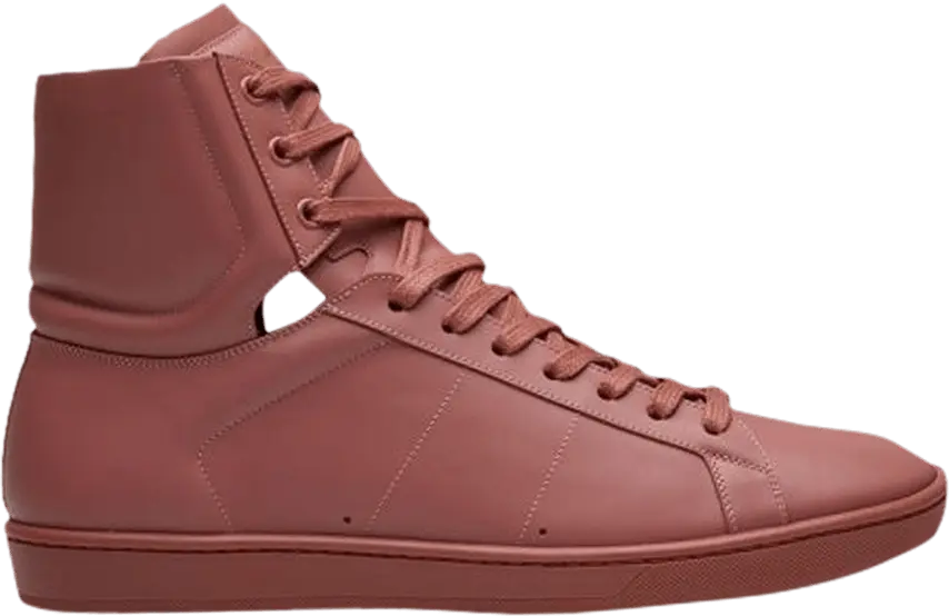  Saint Laurent Signature Court Classic SL/01H High Top Sneaker &#039;Mystic Rose&#039;