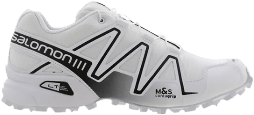 Salomon Speedcross 3 White Alloy Black