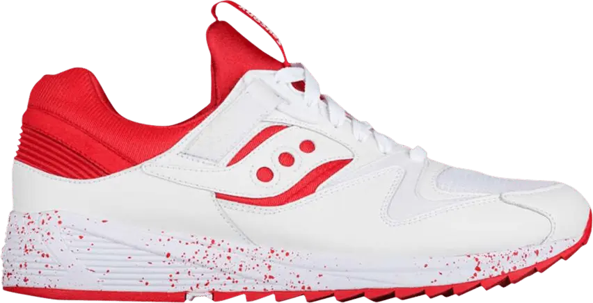  Saucony Grid 8500 &#039;White Red&#039;