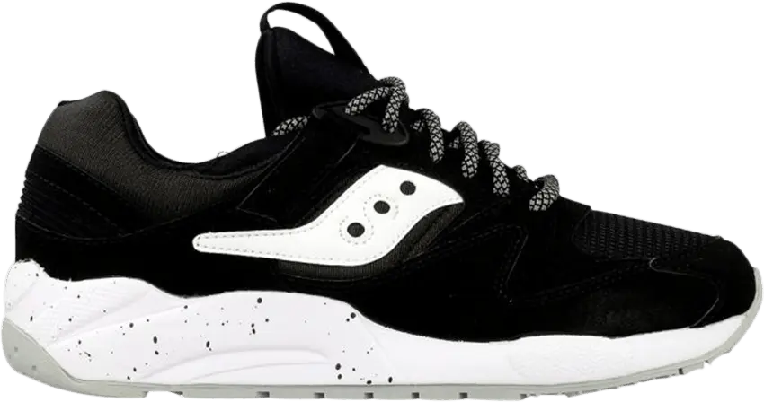  Saucony Grid 9000 &#039;Black White&#039;